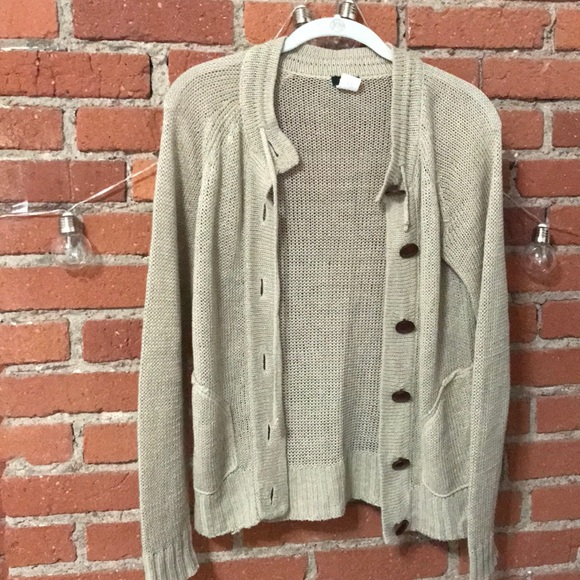 J. Crew Linen Sweater - Picture 1 of 1